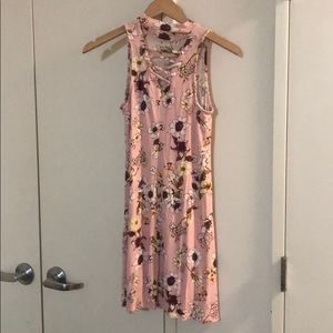 Pink Floral Dress
